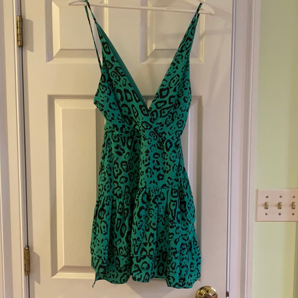 WAYF Tiger Print Dress